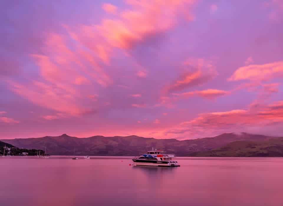 Akaroa Wharf sunrise