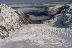 Glaciers from heli flight