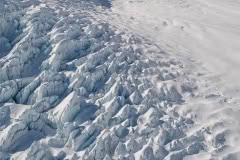 Glaciers from heli flight