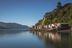 Boat sheds, Duvauchelle