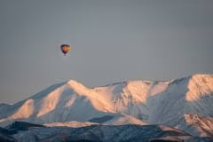 Balloon over the alps