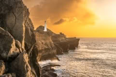 Castle Point Lighthouse sunrise
