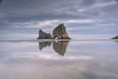 Wharariki beach stacks