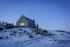Church of the Good Shepherd, sunrise