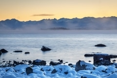 Lake Tekapo. Sunrise