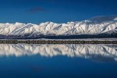 Reflections in the canals, Lake Pukaki