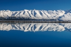 Reflections in the canals, Lake Pukaki