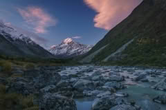 Sunset, Mt Cook