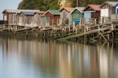 Boat sheds, Duvauchelle