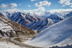 Snow, Lindis Pass