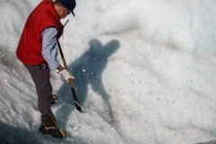 Cutting more steps on the ice