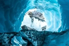 Ice formations Tasman Glacier