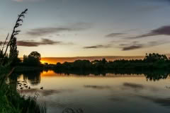 sunset, Styx Mill, Christchurch