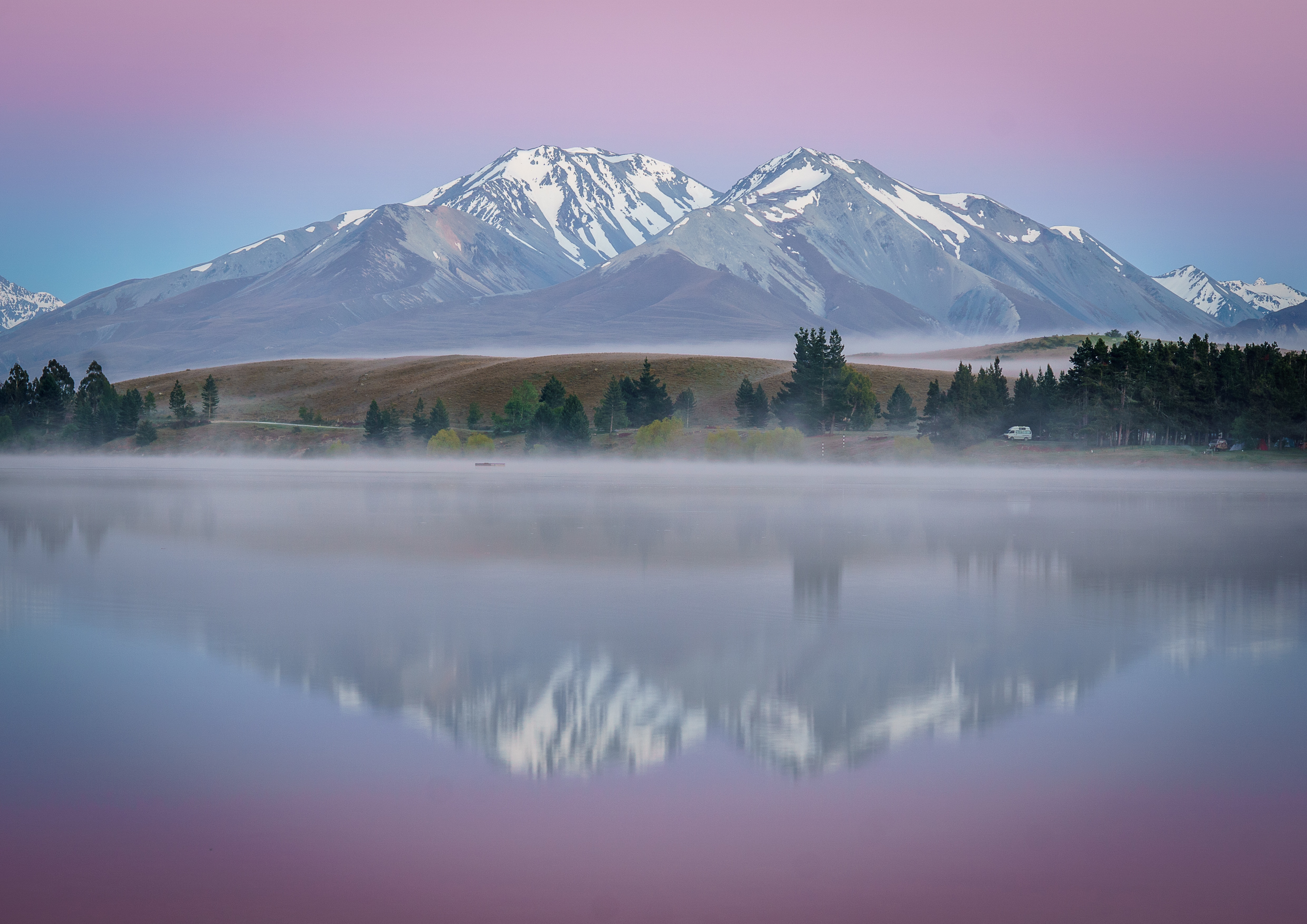 mountain reflections